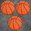 Basketball Patch Set - 3 Pack, Sports, Athlete, Balls, Applique (Iron On)