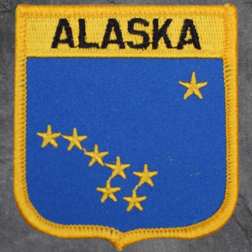 Alaska Patch Set - Husky, AK Badge, Sled Dog, Wolf, Anchorage, Iditarod(Iron On)