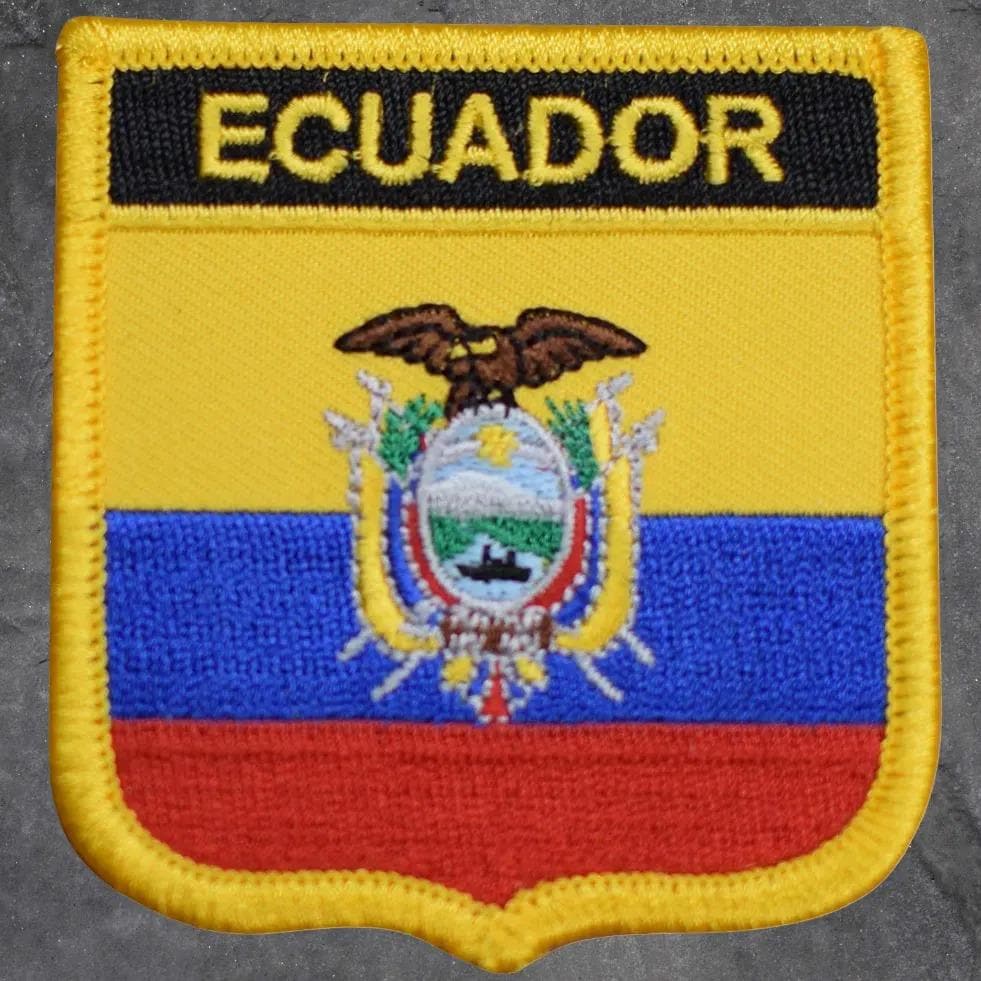 Ecuador Patch - Latin America, South America, Galapagos Islands, Applique (Iron On)