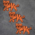 Mini Tiger Patch Set - Feline, Cat, Bengal, Applique (Iron On)