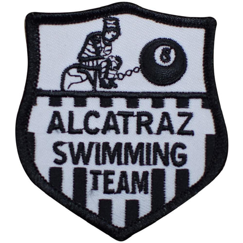 Alcatraz Swimming Team Patch - Embroidered San Francisco California, The Rock, Prison Badge (Iron On)