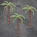 Palm Tree Patch Set - 3 Pack, Tropical Island, Applique (Iron On)