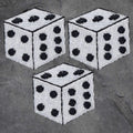 Dice Patch Set - Gambling, Games, Craps, Casino, 3 Pack, Applique (Iron On)